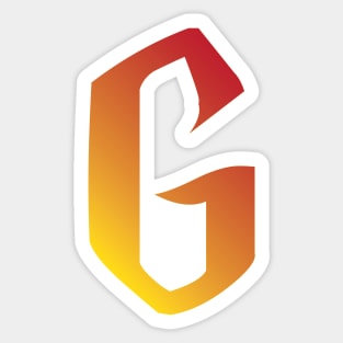 G with a Gradient Sticker